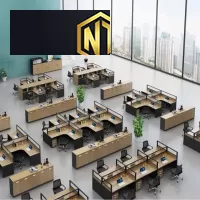 Vách ngăn bàn làm việc văn phòng  _  VNVP05_ NỘI THẤT NGỌC THỊNH